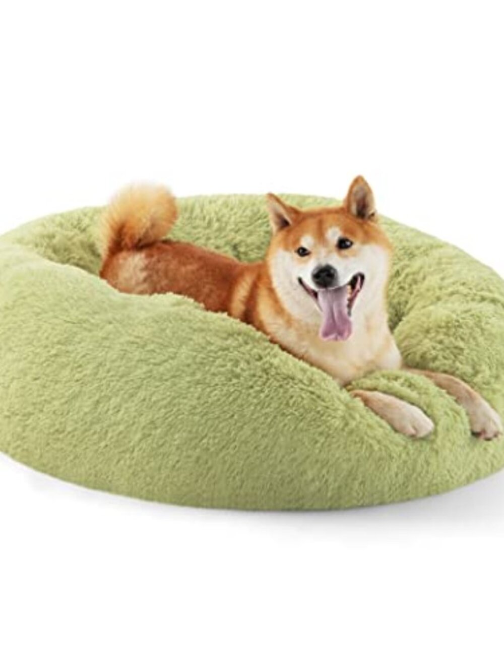 New Calming Dog Bed for Medium Dogs - Donut Washable Medium Pet Bed, Anti-Slip